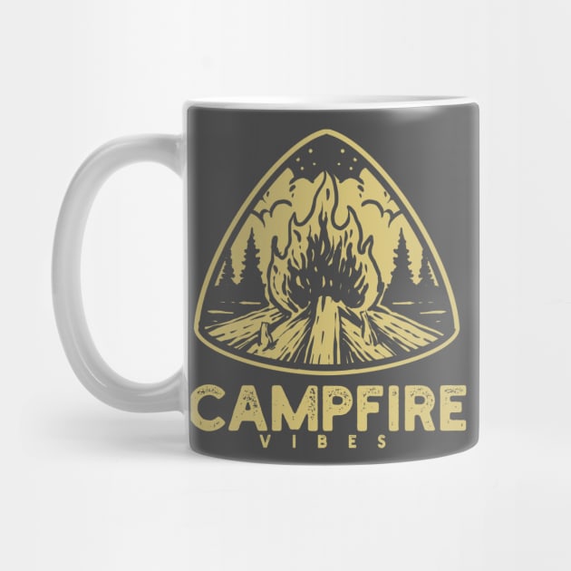Campfire Vibes (dark version) by Ninepardon105 by Ninepardon105 Merch